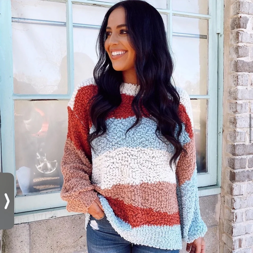 Popcorn sweater - Picture 2 of 2